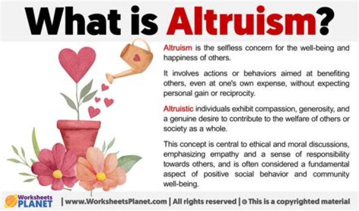 What is altruism theory