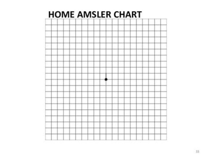 What is Amsler recording chart