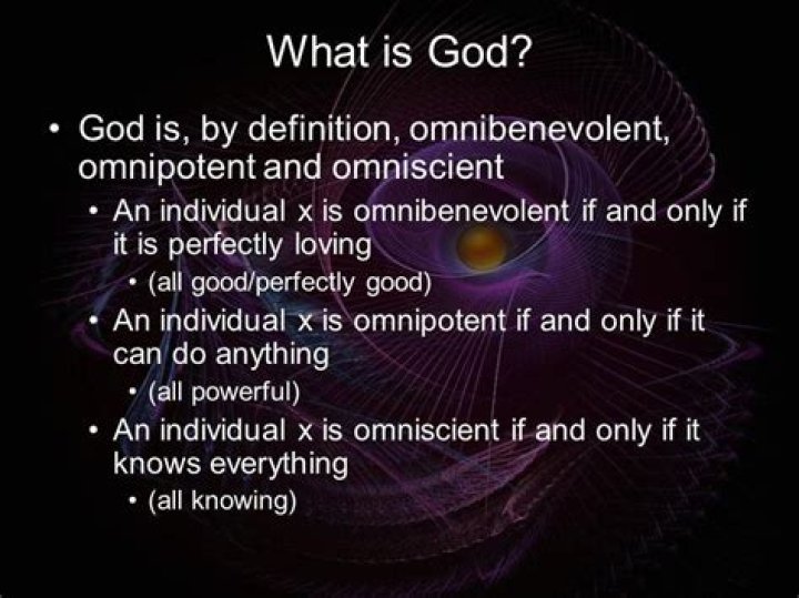 What is an example of Omnibenevolent?