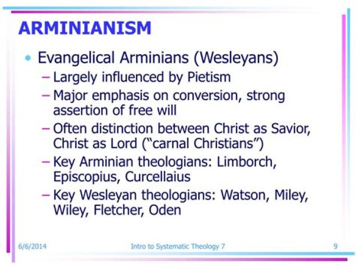What is Arminianism theology?