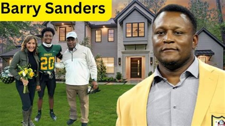 What is Barry Sanders sons name