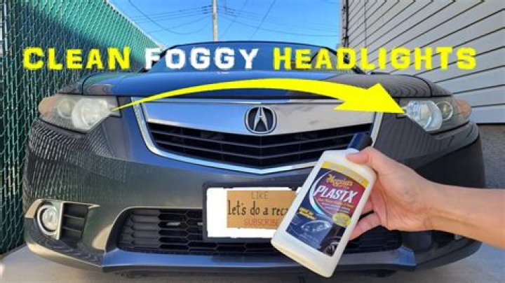 What is best way to clean car headlights