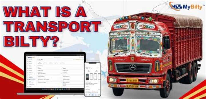 What is Bilty in GST?