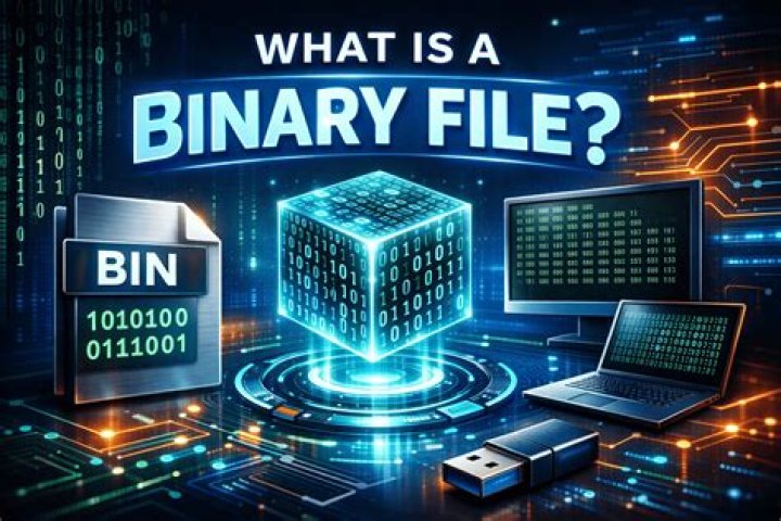 What is binary file and text file