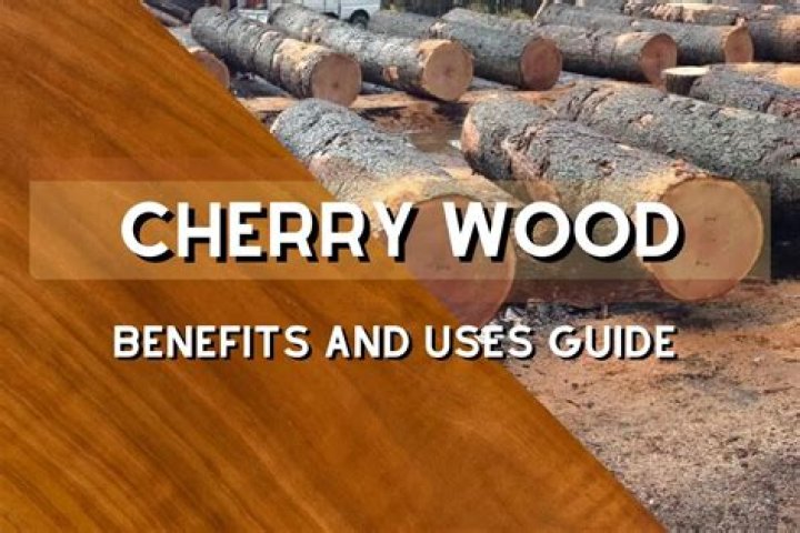 What is black cherry wood used for?