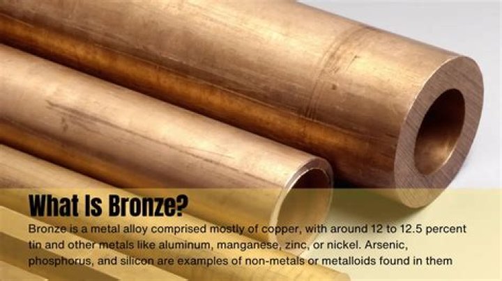 What is bronze a mixture of?