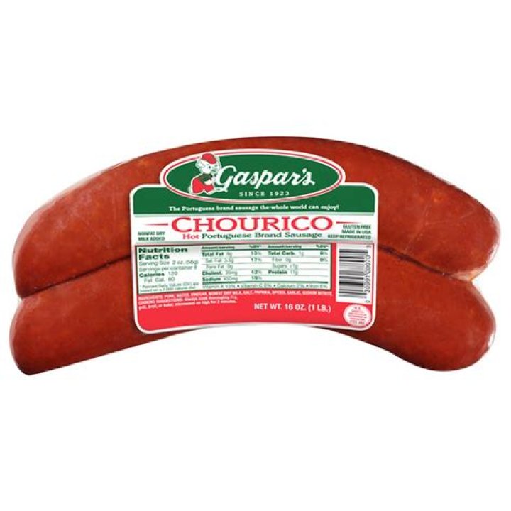What is chourico sausage?