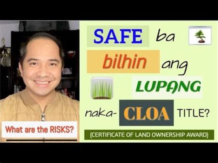 What is Cloa title in Philippines