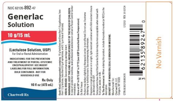 What is Generlac solution 10g 15ml