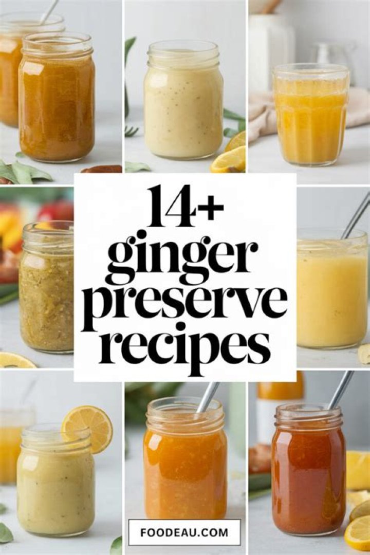 What is ginger preserve?