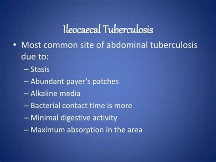 What is Ileocaecal tuberculosis?