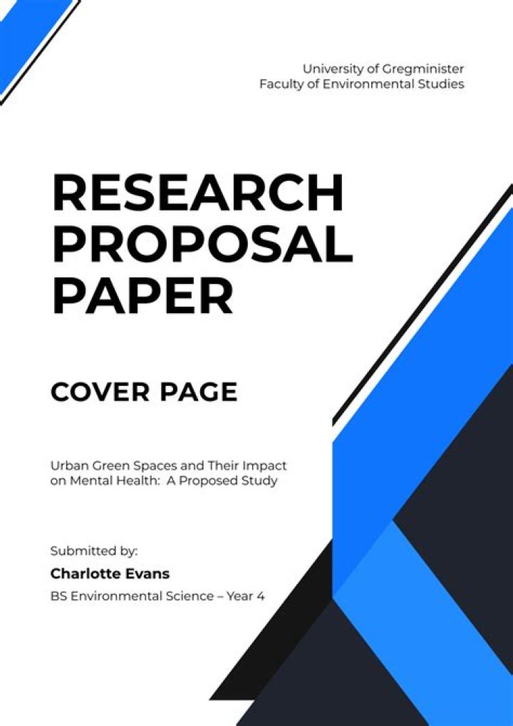 What is included in a research paper?