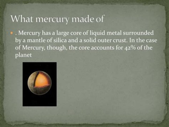 What is Mercurys surface made of