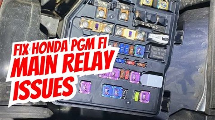 What is PGM-FI main relay on Honda Accord?