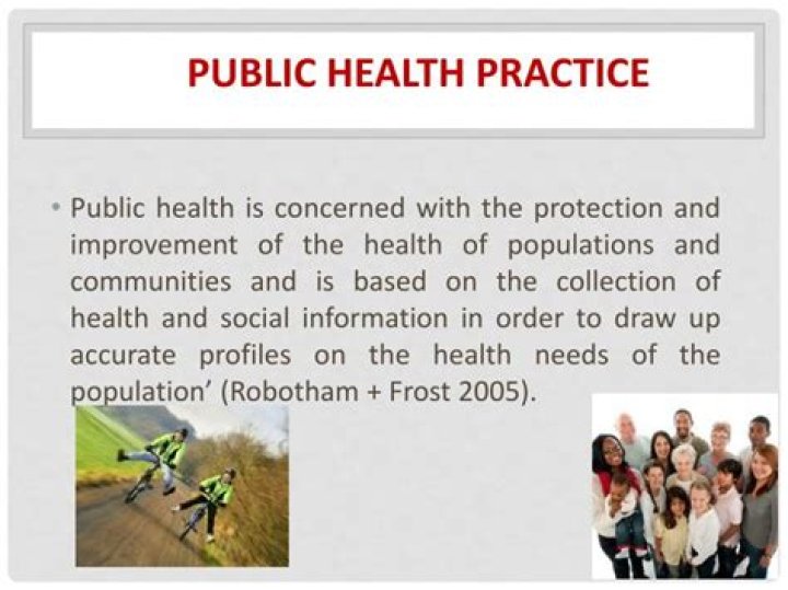 What is public health practice