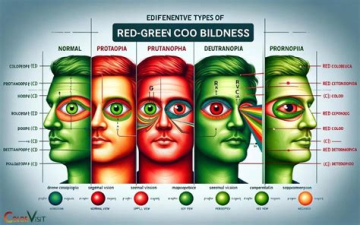 What is red green color blindness?