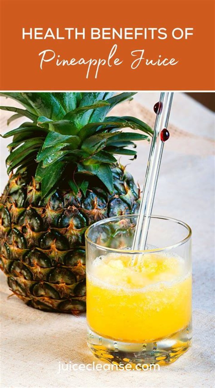 What is the benefits of pineapple juice?