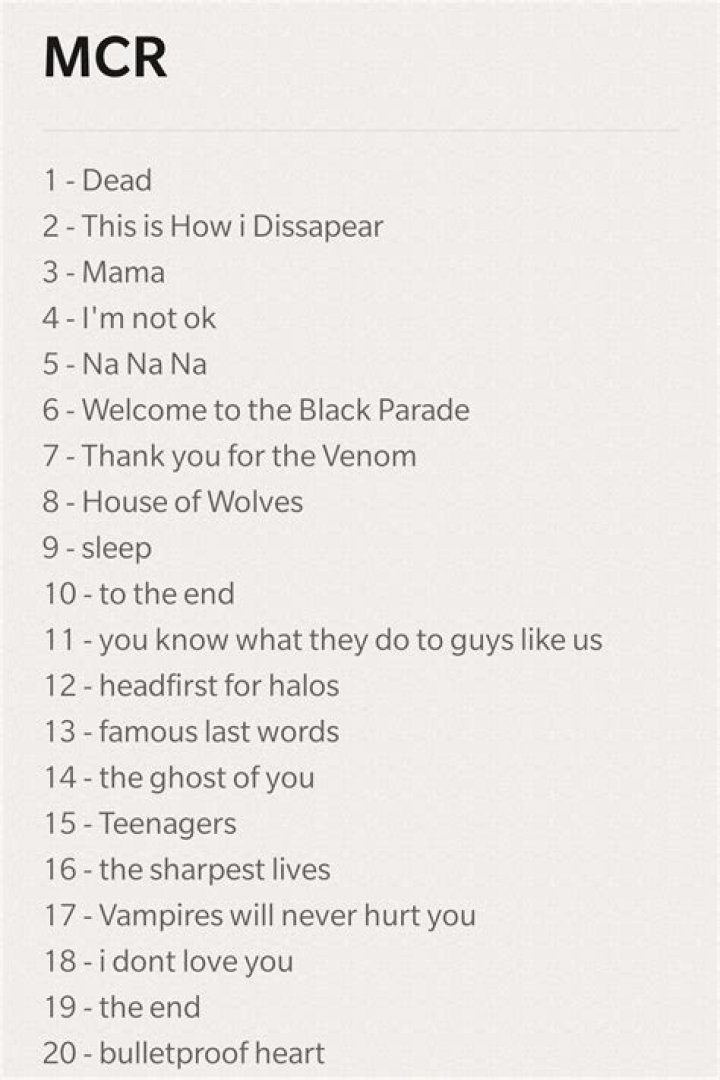 What is the best MCR song?