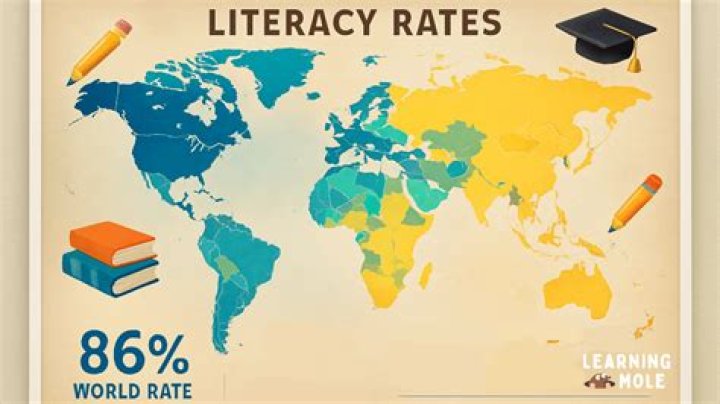 What is the definition of literacy rate in geography?