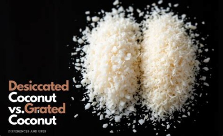 What is the difference between coconut flour and desiccated coconut?