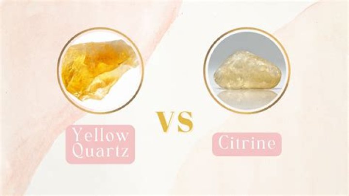 What is the difference between yellow quartz and citrine?