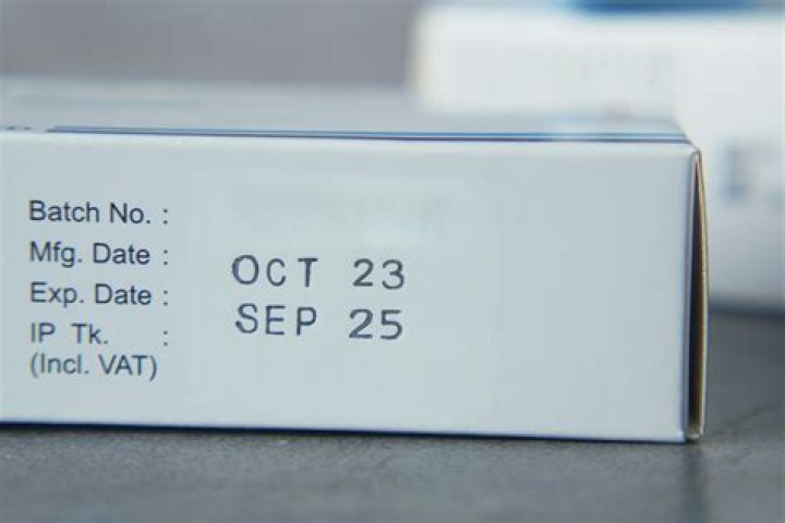 What is the expiry date of a blister packed medicine?