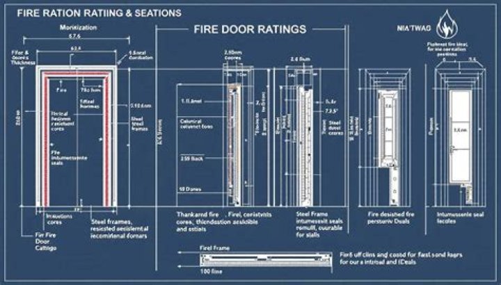 What is the fire rating of a steel door?