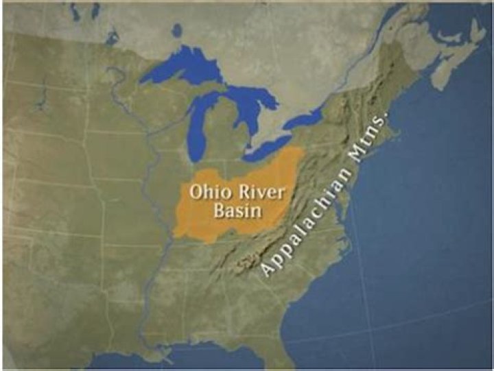 What is the geography of the Ohio River Valley?
