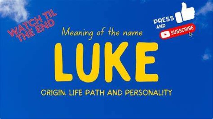What is the meaning of the name Luke?