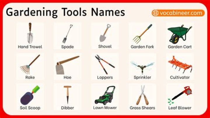 What is the most common gardening tool?