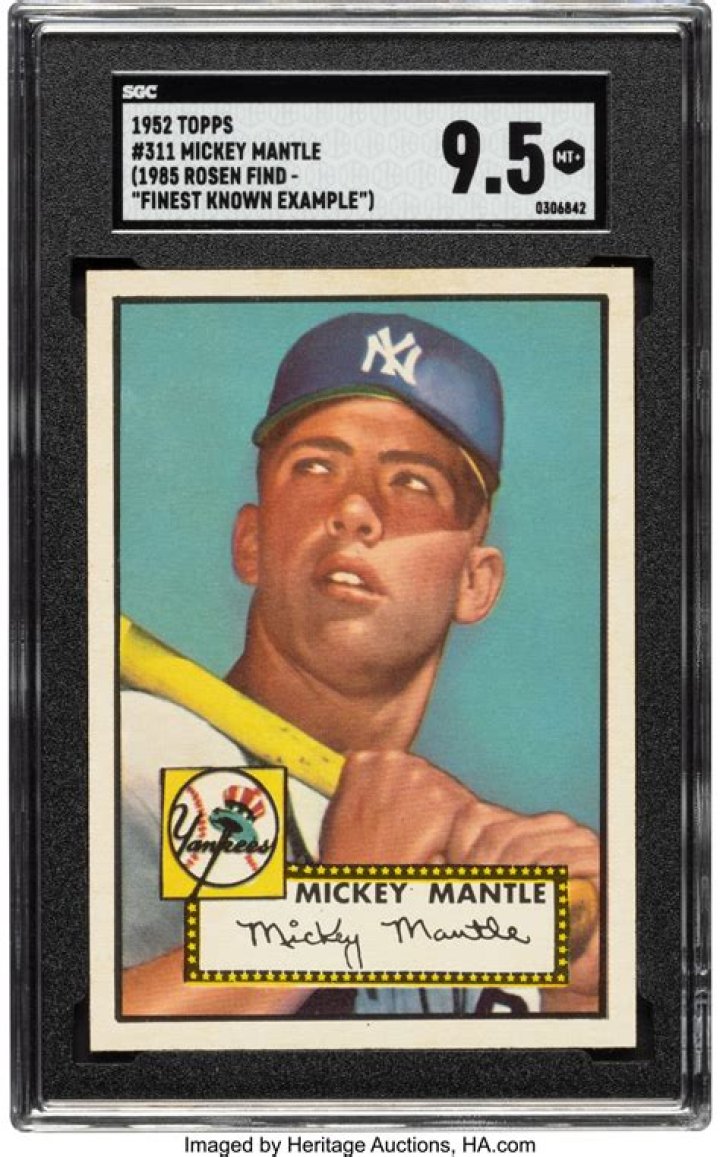 What is the most expensive Mickey Mantle card?