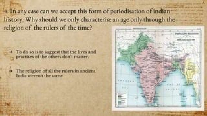 What is the periodisation of Indian history?
