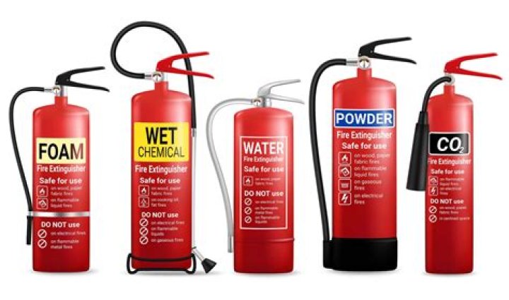 What is the powder in fire extinguishers