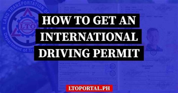 What is the purpose of an international driving permit?