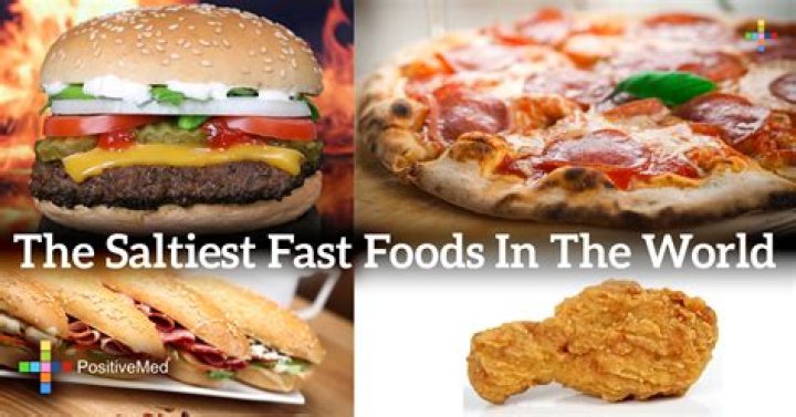 What is the saltiest fast food?