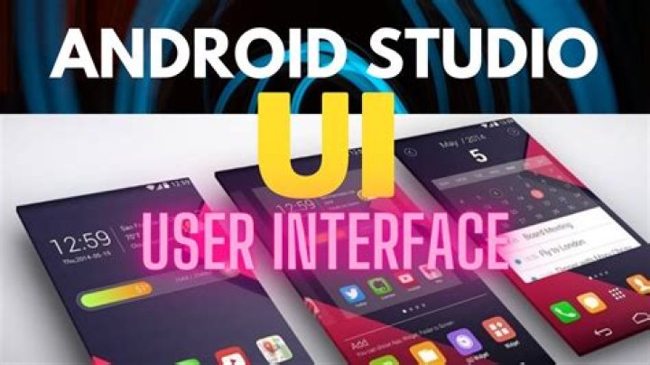 What is user interface in Android Studio?