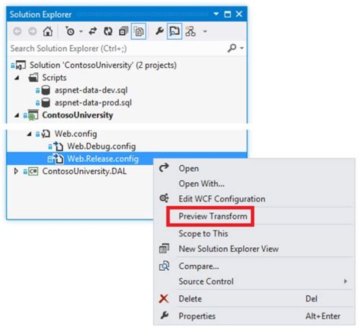 What is Web config in ASP NET MVC