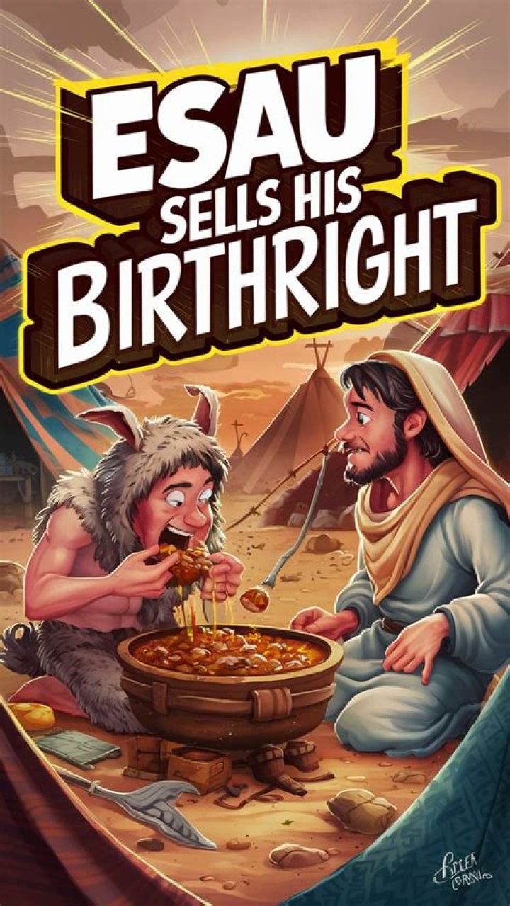 What kind of stew did Esau sell his birthright for?