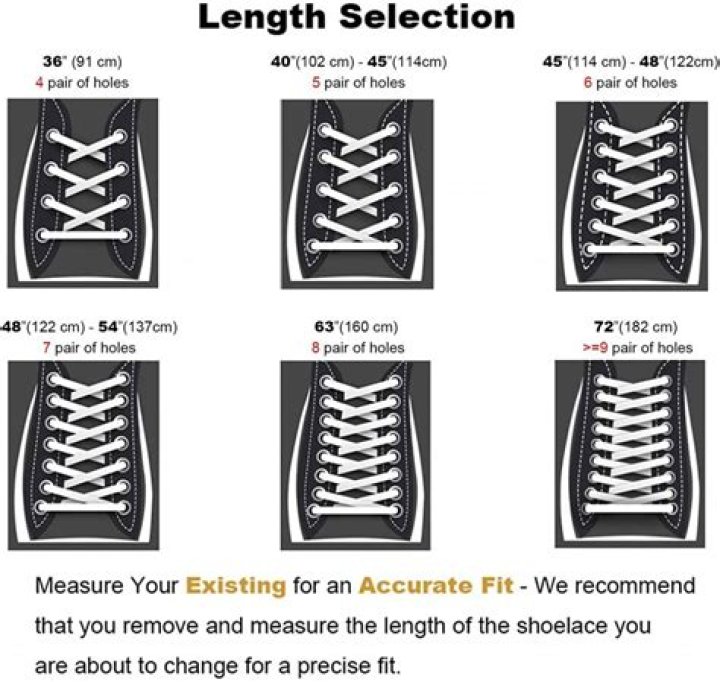 What length are Nike shoelaces?
