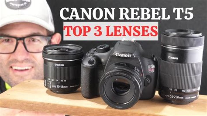 What lens comes with the Canon Rebel t5?