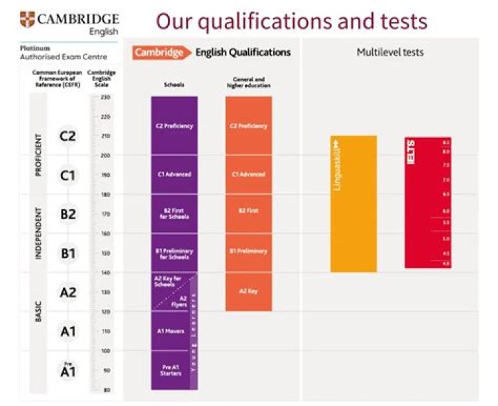 What level is Cambridge Proficiency?