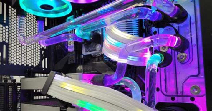 What liquid is used in liquid cooling?