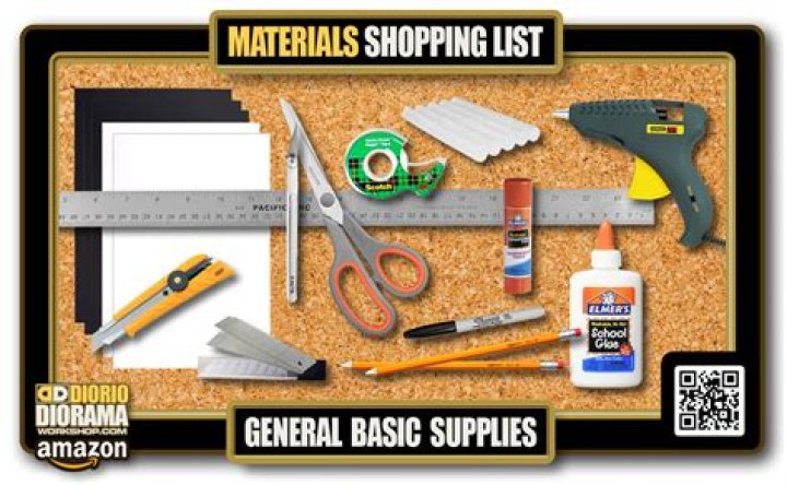 What materials do I need to make a diorama?