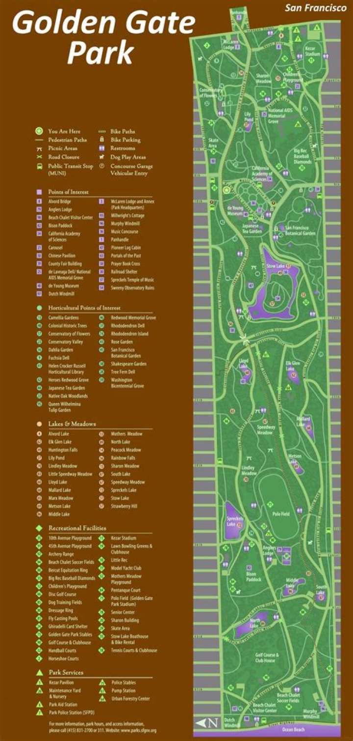 What part of Golden Gate Park is outside lands?
