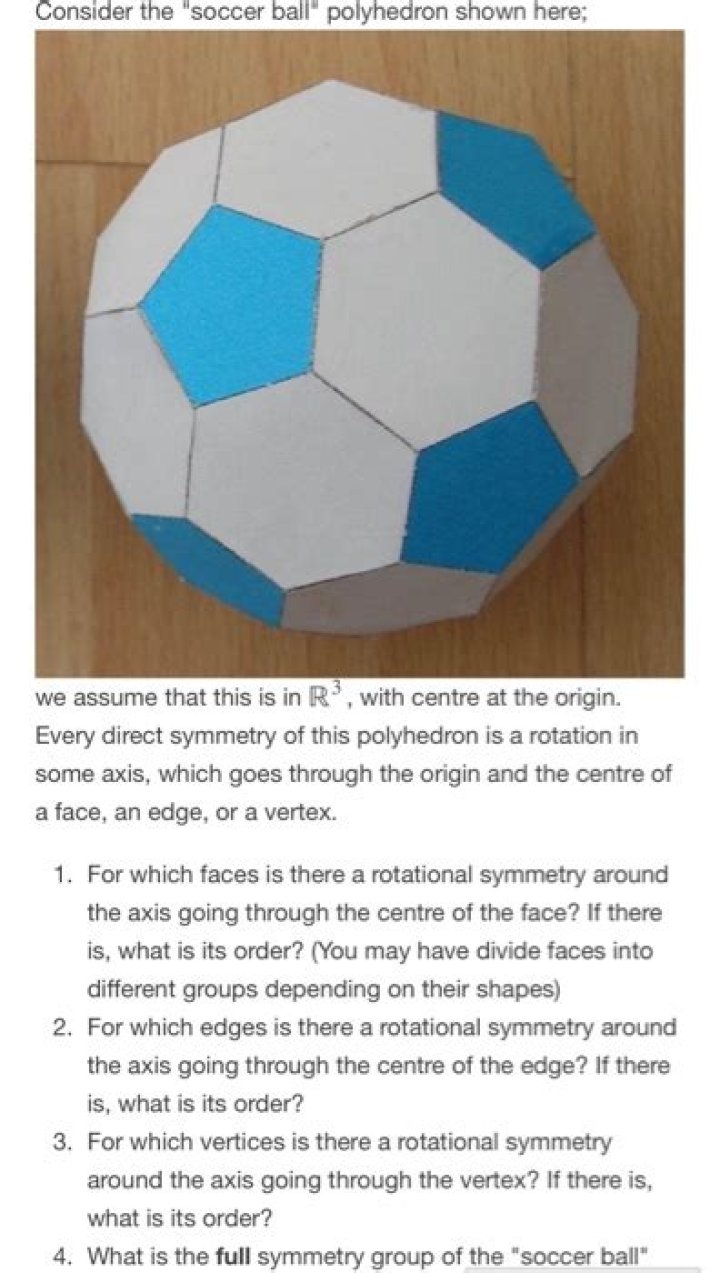 What polyhedron is a soccer ball?