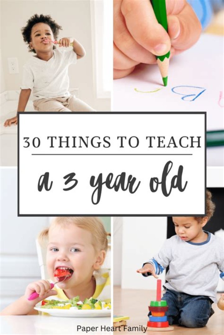 What should 3 and 4 year olds be learning in preschool?