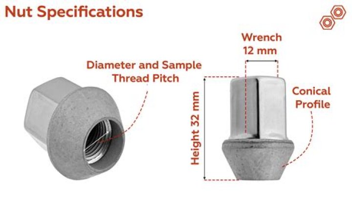What size are the lug nuts on a Toyota Sienna?