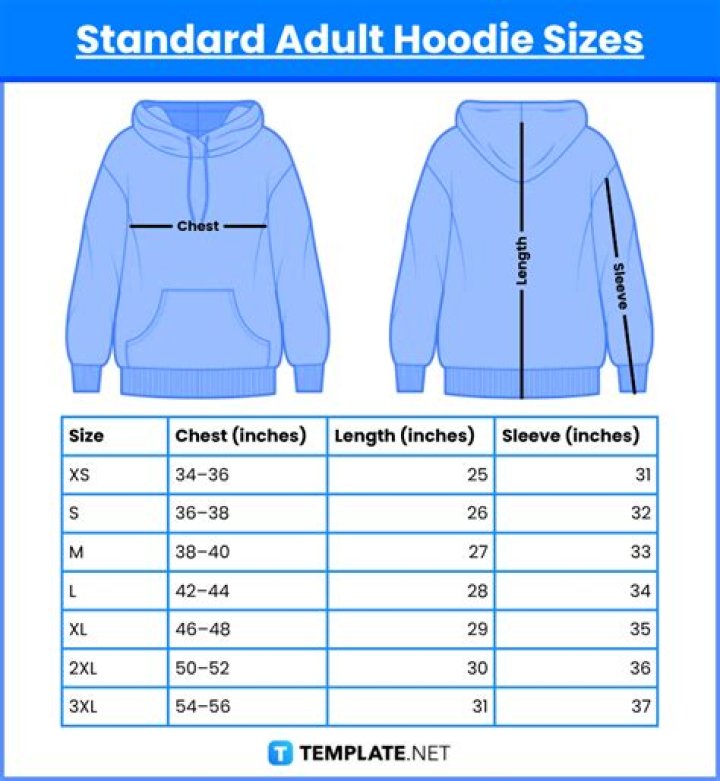 What size is a medium hoodie?