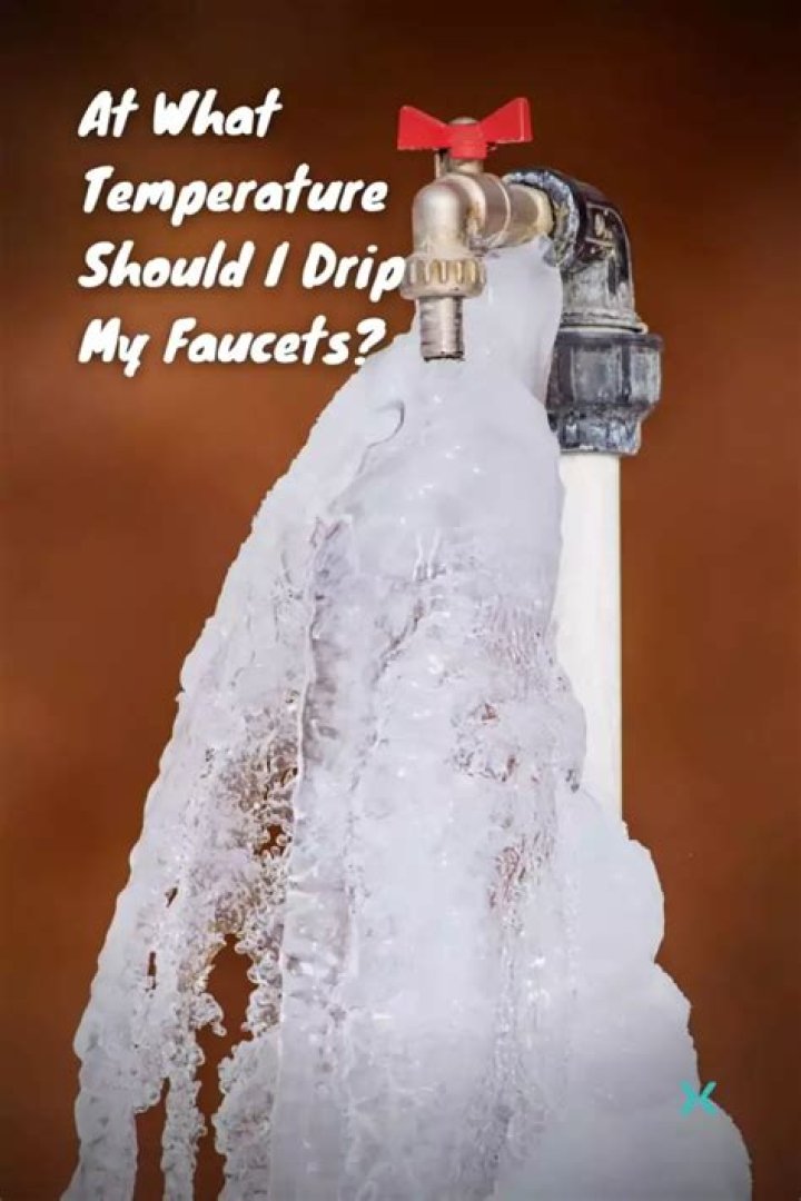 What temp should you leave water dripping