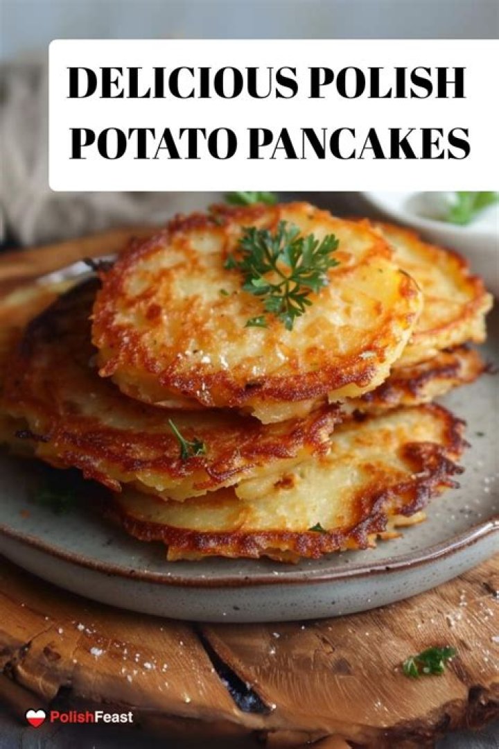What to serve with crispy potato pancakes in Poland?